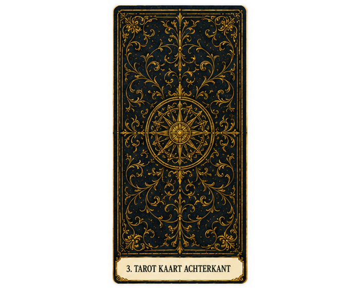 Achterkant tarotkaart