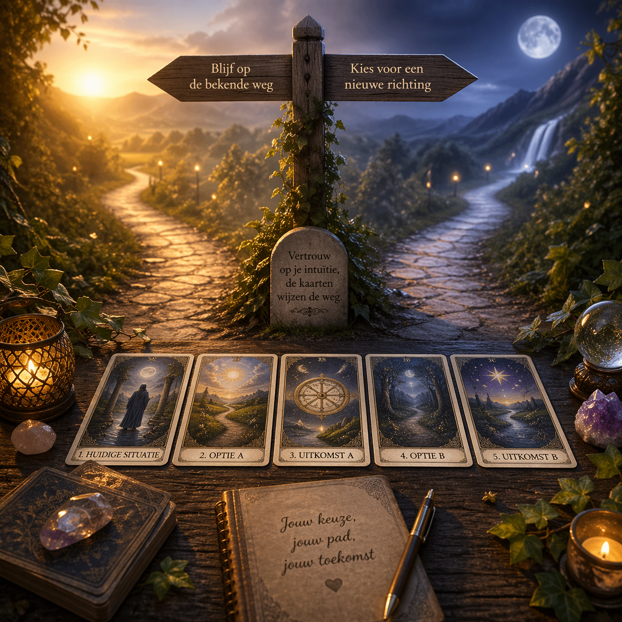 tarotlegging-keuze-kruispunt